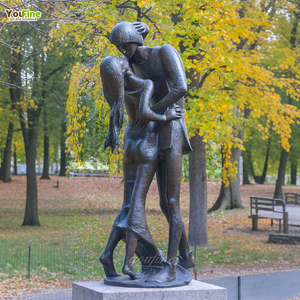 Statua in bronzo a grandezza naturale di <span class=keywords><strong>Romeo</strong></span> e <span class=keywords><strong>Giulietta</strong></span>, famosi innamorati, per esterni, di YOUFINE - Product Image 1