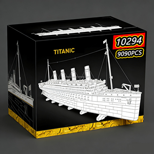 Z 9090 piezas del juego de bloques de construcción MOC del Titanic, juguete educativo de bloques de construcción, adecuado para grandes cruceros. - Product Image 1