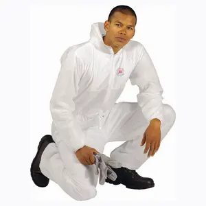 Hazmat Asbestos Remove Coverall Disposable Work Wear Personal Protective Equipment Waterproof Type56 Coverall