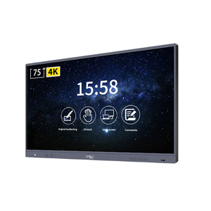 Floor <strong>Standing</strong> Portable Smart Interactive Whiteboard Tempered 4K Anti-Glare Smart <strong>Board</strong> Interact Whiteboard for Meeting Teaching - Product Image 4