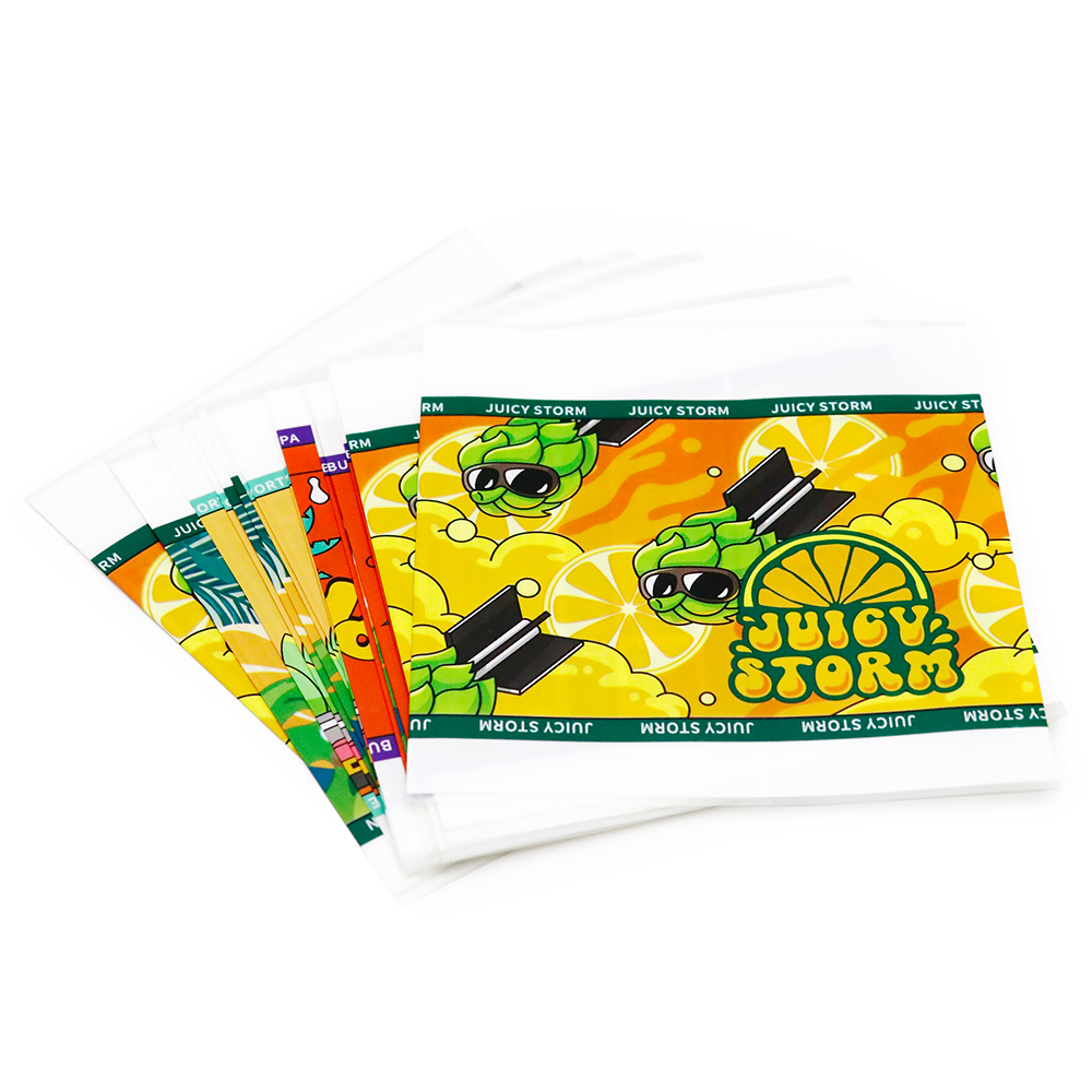 Waterproof Packaging Plastic Label Shrink Wrap Bottle Labels for Beverage