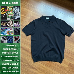 T-shirt unisexe à col en V et manches courtes, coupe classique, en maille douce unie, style luxe discret, personnalisable en petite série, Été 2026 - Product Image 3