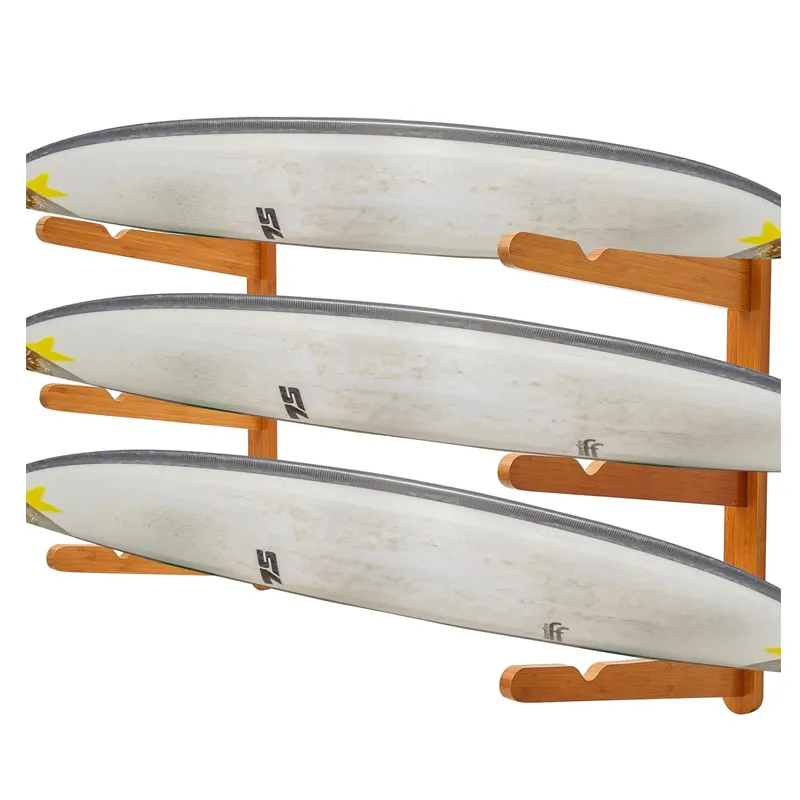 Ván lướt sóng tường Giá đa chức năng lưu trữ Display Mount Surf Board tường móc cho hiển thị gỗ hoạt động wakeboard