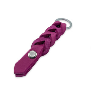 Retro PU leather keychain, personalized woven <b>key</b> <b>ring</b>, <b>bag</b> charm, cross-border creative car keychain - Product Image 5