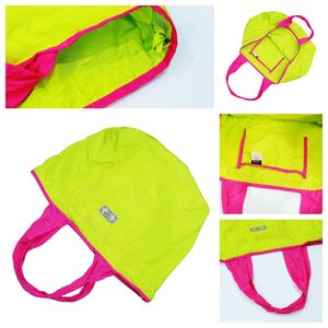 Eco-friendly Carry Packaging Reusable <b>Bag</b> Wholesale Customized Promotional Drawstring <b>Bag</b> Nylon Foldable <b>Shopping</b> Grocery <b>Bags</b> - Product Image 4