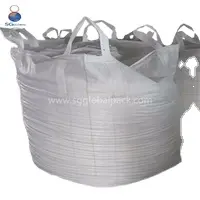 Maxi 1 2 Ton Big Bag Packing Sack Plastic Container Bag For Mash Or Sand Or Wood Top Cross Customized Logo Bulk FIBC Sack