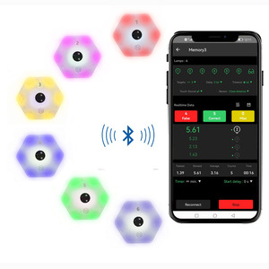 Bóng Rổ Đào Tạo Phản Ứng Đèn Bóng Đá Taekwondo Tennis Tốc Độ Cảm Biến Nhanh Lung Đèn Cầu Lông Thiết Bị Đào Tạo 6 Đèn + Ứng Dụng - Product Image 6