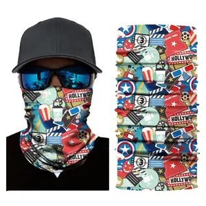 Outdoor Sport Seamless Bandanas Neck Warmer Facemask Cycling Headband Hiking Fishing Scarf