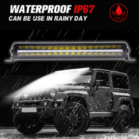 Proyector láser Atv Utv Drl, barra de luz Led delgada para techo, barra de luces para coche y camión Wrangler