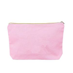 Wholesale National Style Embroidered Small Cotton Makeup Pencil <b>Case</b> Bag Logo Blank Canvas Zipper Pouch for Cosmetics - Product Image 1