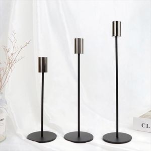 Support de bougie long et compact le plus avantageux pour bougies d'église, centre de table de mariage - Product Image 2