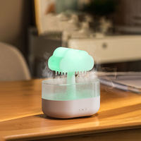 Maison pluie nuage lampe diffuseur d'eau purificateurs LED veilleuses pluie automne goutte humidificateur pour cuisine et salle de bain