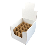 Caja de Almacenamiento Plegable de Cartón Corrugado Laminado Mate, Reciclable y Ecológica