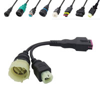 Adaptor Konektor Multi Pin Tahan Air 12v 2 3 4 5 6 Inti Steker Soket Kabel Listrik Kelautan yang Dapat Disesuaikan