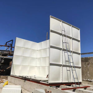 Réservoir d'<span class=keywords><strong>eau</strong></span> horizontal en FRP GRP <span class=keywords><strong>de</strong></span> 500 m3, fabrication pour le Soudan, panneau modulaire en fibre <span class=keywords><strong>de</strong></span> verre SMC, irrigation agricole, lutte contre l'incendie, <span class=keywords><strong>pluie</strong></span> - Product Image 1