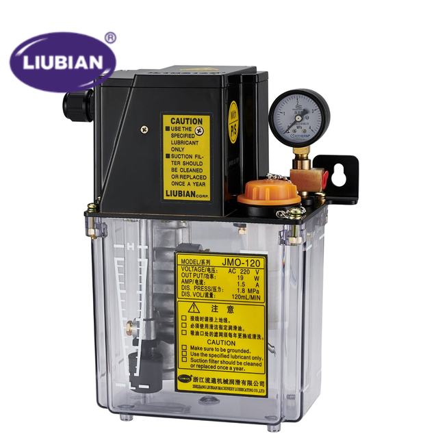 Precision Metering Electric Thin Oil Pump Low Pressure Auto Centralized Lubrication Unit with Pressure Gauge OEM PLC Control
