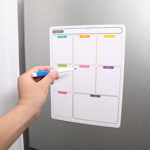 Hannuo 2025 Hot Selling Erasable Copper Paper Whiteboard Monthly Weekly Plan Message Board Fridge Magnetic Calendar - Product Image 5