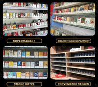 XLW automatique réglable à ressort Cigarette tabac Pack Rack Cabinet affichage diviseur plateau système étagère diviseur poussoir