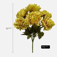 Gratis Pengiriman Bunga Buatan Peony Sutra 5 Kepala untuk Dekorasi Rumah Ruang Tamu Pintu Masuk Dekorasi Pernikahan Gaya Korea