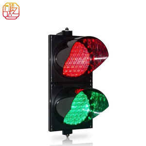 Semáforo <span class=keywords><strong>LED</strong></span> de 2 colores rojo y verde de 4 pulgadas y 300mm para plataforma de carga y descarga de muelle Stop-and-Go - Product Image 1