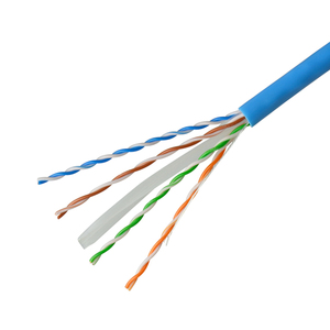 SIPU Cat6 1000ft (305m) Rolle UTP-Ethernet-Kabel RJ45-Massivleiter <span class=keywords><strong>6</strong></span>,0mm O.D. PVC-Jacke CE-zertifiziertes blau/graues Patchkabel - Product Image 1