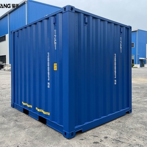 ตู้คอนเทนเนอร์เหล็กคอร์เทนขนาด 4-10 ฟุต ลดราคาพิเศษ กล่องเก็บของแบบพกพา ชุดตู้คอนเทนเนอร์ขนส่งขนาดเล็ก ผลิตตามสั่ง ความจุ 16 คิว - Product Image 6