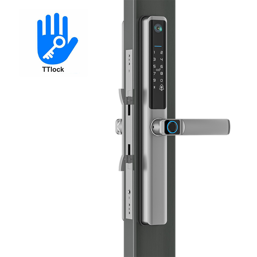 Kotonlink IP66 étanche à la poussière Serrure Intelligent smart camera serrure de porte en aluminium avec application TTLock