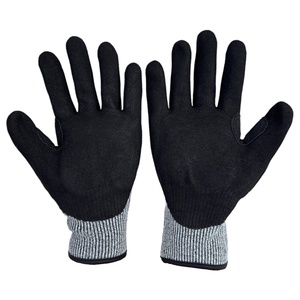 قفازات عمل فاخرة مقاومة للتآكل من النتريل بسمك 13 جيج، قفازات مطلية بمادة TPR مقاومة للصدمات، قفازات عمل آمنة - Product Image 4