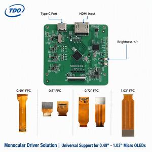 Solution de pilote d'affichage Micro OLED personnalisée HD-MI USB-C MIPI pour lunettes AR (monoculaires et binoculaires) - Product Image 4