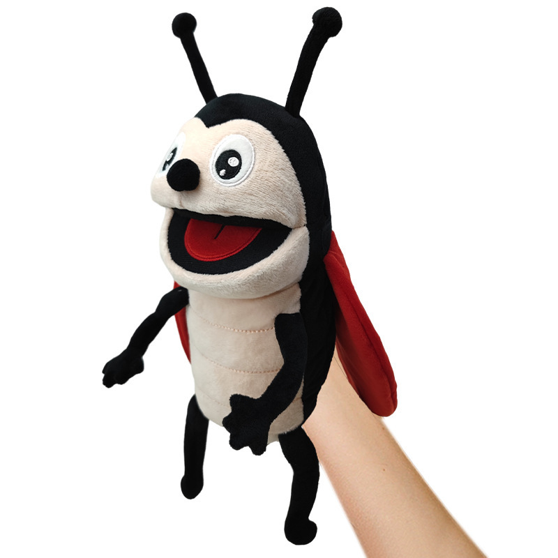 Set Marionnettes Animaux En Peluche Douce – Coccinelle, Abeille, Chenille, Papillon, Fourmi, Libellule – Jeu Éducatif Dès 3 Ans