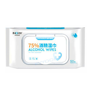 Lingettes alcoolisées Hynoinnovate de Haier, 50 lingettes par paquet, paquet portable à tirer facilement pour la maison et les voyages. - Product Image 3