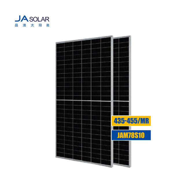 JA Solar Black Frame N-type Double Glass Bifacial Modules 435W 440W 445W 450W 455W 460W Solar Panels