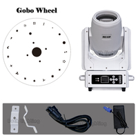 Projecteur de scène à tête mobile Bothlighting Beam 100W, 18 motifs + lumière blanche, pour mariage, DJ, événement