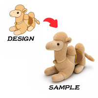 Boneka Unta Plush OEM ODM Custom, Mainan Hewan Isi Dakron Lembut dan Menggemaskan dengan Pelana dan Lonceng untuk Dekorasi Rumah, Pajangan Jendela, Hadiah, dan Ritel