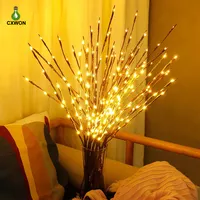 20 נוריות אורות ענף אגרטל מילוי מחרוזת אור עבור עיצוב הבית Led ווילו סניף מנורה