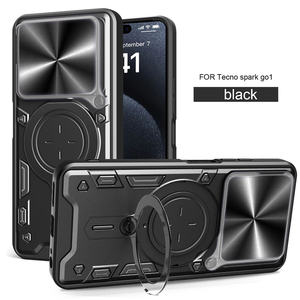 Magnético 360 Hold Stander Lente de ventana deslizante Protección completa a prueba de golpes para Tecno Camon 40 Premier/Pova7/Hot 60i/60/Vivo X200FE - Product Image 3