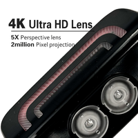 BRAD HD double lentille verre LED Laser icône projecteur pour portes de voiture bienvenue lumière pour Benz GLC E C classe S W206 EQE EQS SUV W223 nouveau