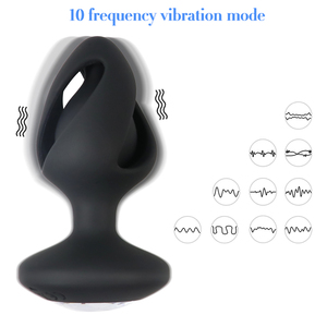 Anal Sex Toy <b>Remote</b> Control Anal Plug Silicone Butt Plug for Men Women - Product Image 4
