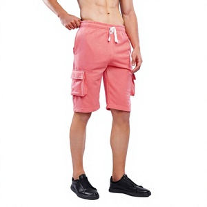 Shorts pour hommes à porter au quotidien, tissu doux et léger, taille à cordon de serrage, coupe décontractée, bas de tenue d'été, logo personnalisé, marque privée - Product Image 5