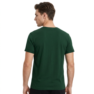 Wholesale Premium Quality Custom Logo Front Printed Knitted Short Sleeve Regular Fit T-<b>Shirt</b> Cotton/Polyester Blend Eco-Friendly - Product Image 1