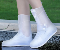 Surchaussures de Pluie Réutilisables en PVC Imperméables avec Semelle Épaissie pour la Marche, le Cyclisme, le Camping, la Pêche – Populaires, Mixtes