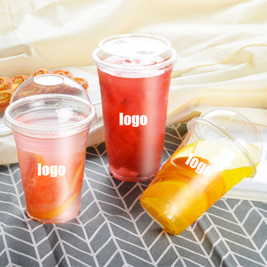 Logotipo personalizado desechable <span class=keywords><strong>de</strong></span> plástico <span class=keywords><strong>para</strong></span> mascotas <span class=keywords><strong>de</strong></span> leche taza <span class=keywords><strong>de</strong></span> té 12oz 16oz <span class=keywords><strong>de</strong></span> 22oz Boba té jugo <span class=keywords><strong>de</strong></span> café <span class=keywords><strong>de</strong></span> los PP taza con tapas - Product Image 2