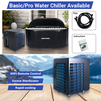 1.5HP froid plongeant équipement de refroidissement refroidisseur refroidi à l'eau filtre de bain de glace Portable athlètes pompe de récupération écologique Wifi UV