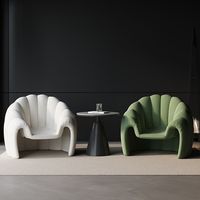 Fauteuil individuel créatif et compact, rembourré, pour salon, balcon, gîte, réception et négociation