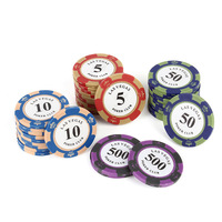 Jetons de poker et de mahjong en argile écologiques, durables et non toxiques, ensembles de jetons, panneaux de récompenses pour clubs de poker