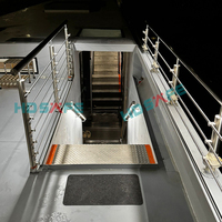 HDSAFE facile à installer rampe d'escalier Villa hôtel centre commercial sécurité balustrade en acier inoxydable main courante LED balcon câble garde-corps