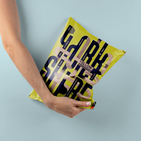 Prêt à expédier pour les sacs d'expédition en polyéthylène à fermeture autocollante avec logo personnalisé imprimé pour l'envoi par courriers, le stockage de chaussettes