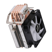 QiuzAim 4 caloducs 12ème génération CPU dissipateur de chaleur 1700 refroidi à l'air 1155 ordinateur CPU ventilateur 90mm silencieux 1150/AM4 tour 1200