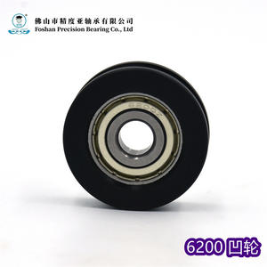 Poulie de porte coulissante silencieuse à structure à gorge profonde <span class=keywords><strong>POK</strong></span> 6200 du fournisseur direct d'usine pour armoire dans les restaurants - Product Image 2