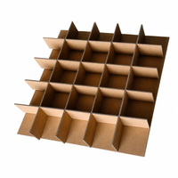 Boîte de séparation pliable en papier kraft avec impression de logo personnalisé, emballage en gros, fournisseur direct d'usine, conception sur mesure